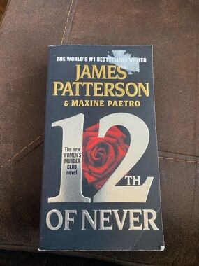 James Patterson 12th of Never Women's Murder Club Paperback Mystery Novel